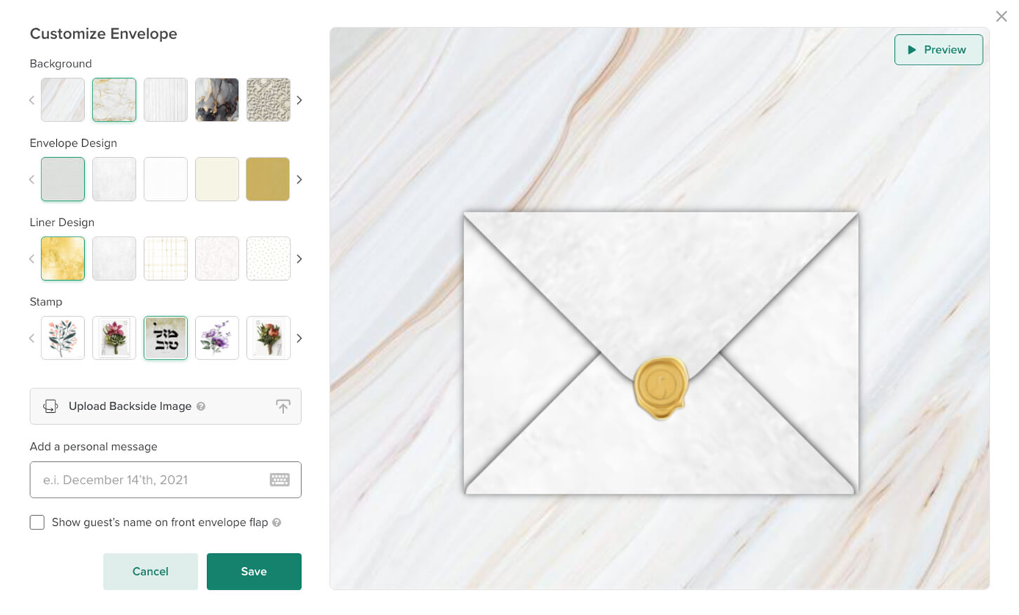 Envelope Feature 2